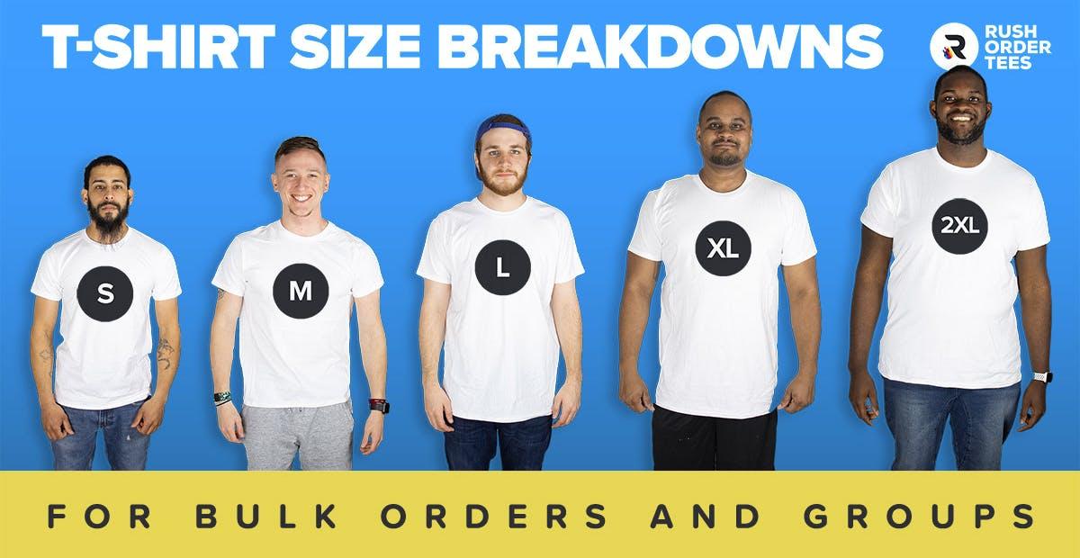 Preview image for How To Order The Right T-Shirt Sizes For Groups