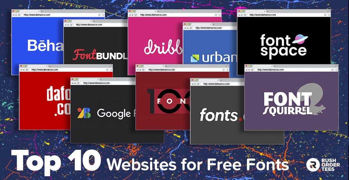 Preview image for Top 10 Websites for Free Fonts